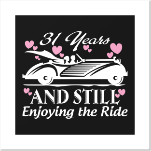 Anniversary Gift 31 years Wedding Marriage Posters and Art